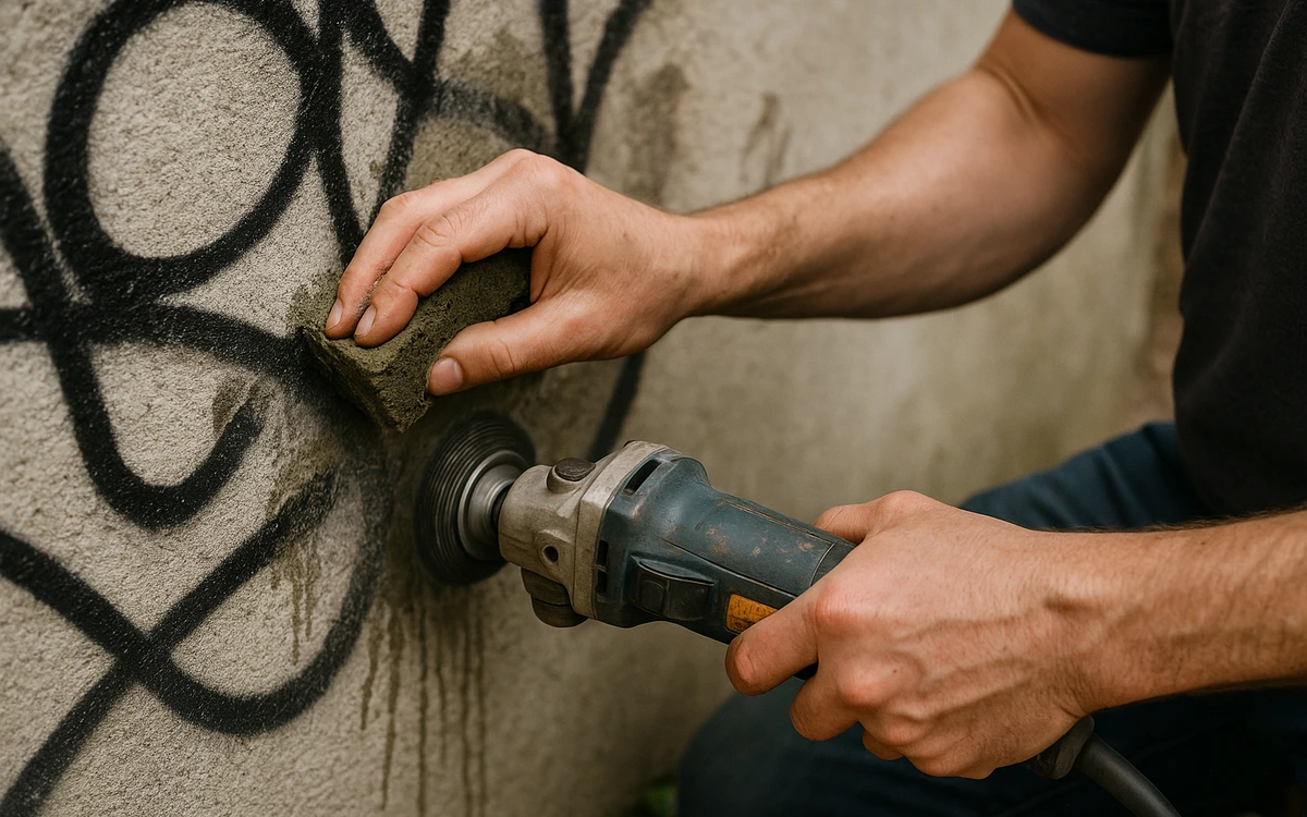 Graffiti removal contractor